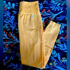 Gymshark Vital Seamless 2.0 Leggings - Yellow Marl